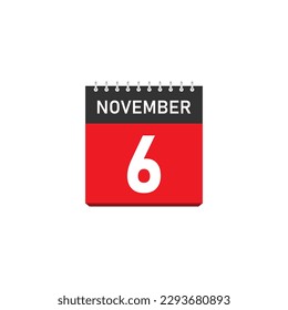 6. November Concept Design. Vektorgrafik.	
