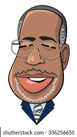 November 9, 2015: Vector Of Presidential Candidate Dr. Ben Carson