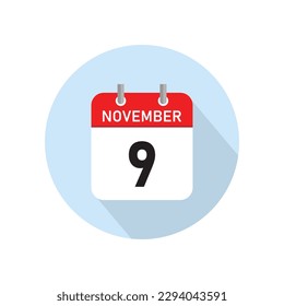 9. November Concept Design. Vektorgrafik.	
