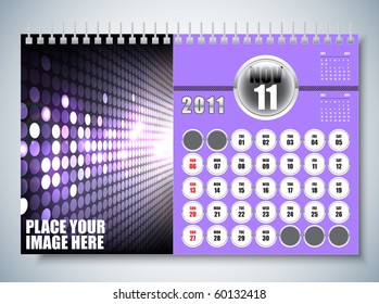 November - Calendar Design 2011