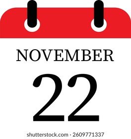 November calendar icon.Agenda plan, May month schedule calendar and Time planner.Meeting appointment time.Calendar Event schedule date.calendar date icon on white background.