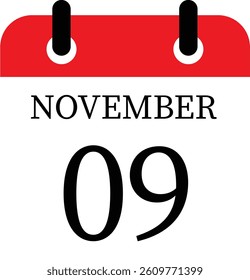 November calendar icon.Agenda plan, May month schedule calendar and Time planner.Meeting appointment time.Calendar Event schedule date.calendar date icon on white background.