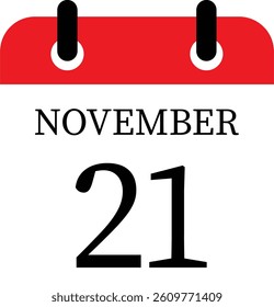 November calendar icon.Agenda plan, May month schedule calendar and Time planner.Meeting appointment time.Calendar Event schedule date.calendar date icon on white background.