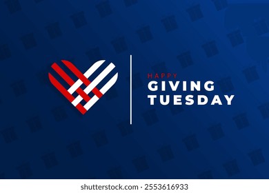 November is Giving Tuesday background template. Holiday concept. background, banner, placard, card, and poster design template with text inscription and standard color. vector illustration.