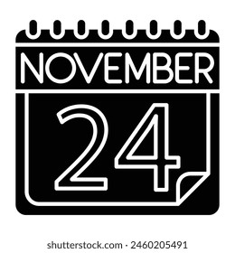 November Icon Design For Personal And Commercial use.