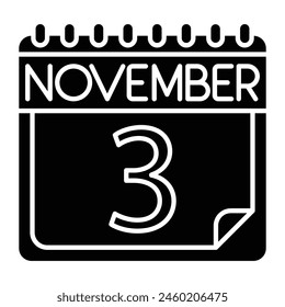 November Icon Design For Personal And Commercial use.