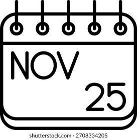 Icono de noviembre para su proyecto