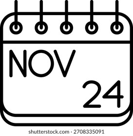 Icono de noviembre para su proyecto
