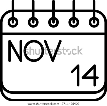 November Icon For Your Project