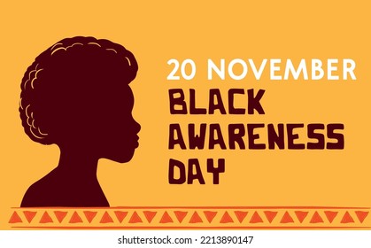 November, month of black awareness. Black Lives Matter