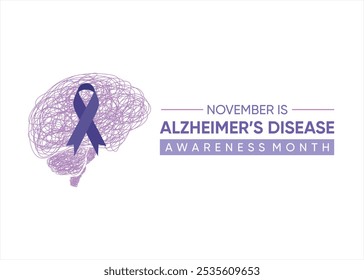 Novembro é o Mês Nacional de Conscientização sobre a Doença de Alzheimer nos Estados Unidos. Este mês é dedicado à conscientização pública sobre a doença de Alzheimer.