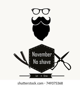 November no shave, shave your beard, Beard man