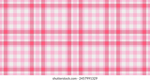 November plaid fabric vector, decorative tartan check seamless. Mature textile pattern texture background in light and white color.