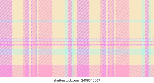 November seamless textile vector, worldwide pattern plaid tartan. Drawing fabric background texture check in light and pink colors palette.