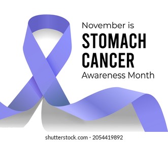 November is Stomach Cancer Awareness Month. Vector illustration on white background