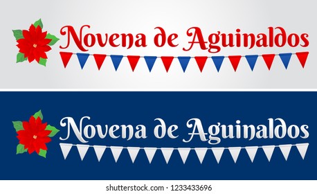 Novena de aguinaldos, Ninth of Bonuses Spanish text, Christmas tradition in Colombia and Latin american