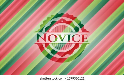 Novice christmas style badge..