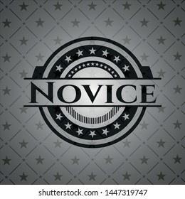 Novice retro style black emblem. Vector Illustration. Detailed.
