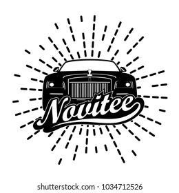 novitee logo brand for car business pimp