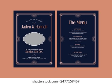 **Novou Vintage Wedding Invitation Template**_ is clean, modern, simply style, and moreover it’s friendly use. It’s Quick And Easy to use to save your time.