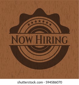 Now Hiring wood signboards