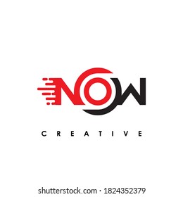 Logo-Design-Vektorgrafik für JETZT
