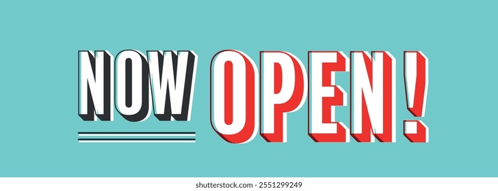 Now open on green banner