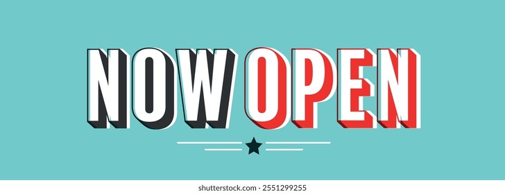 Now open on green banner