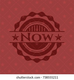 Now realistic red emblem