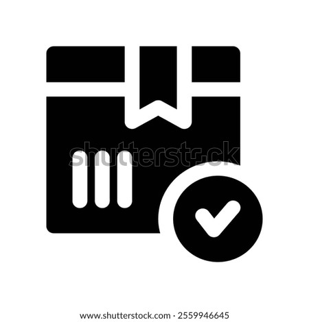 Now In Stock icon. vector glyph icon for your website, mobile, presentation, and logo design.