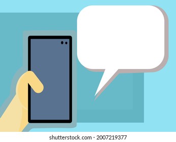 Heutzutage benutzen wir unsere Mobiltelefone zum Einkaufen, Kontaktieren oder für viele andere Transaktionen und Sie können eine Nachricht darauf setzen.