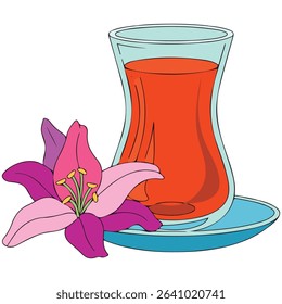 Nowruz celebration symbols and foods isolated vector illustration on white background