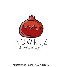 Nowruz greeting card. Iranian new year. Vector illustration
