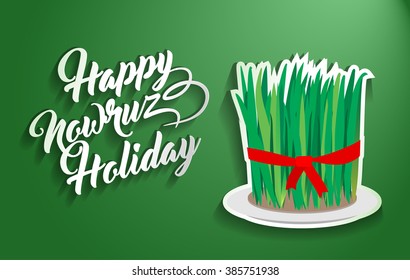 Nowruz Greeting. Novruz. Iranian New Year.