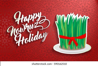 Nowruz Greeting. Novruz. Iranian New Year.