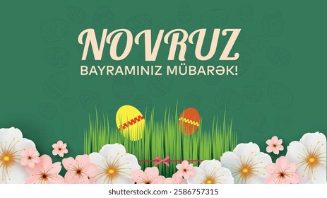 Cartaz smm de design de férias em Nowruz