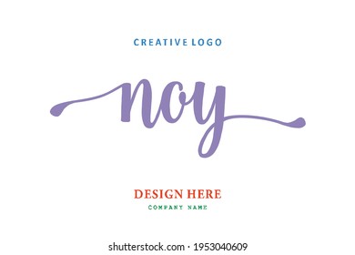NOY lettering logo is simple, easy to understand and authoritative