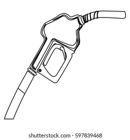 nozzle of gas icon stock, vector illustration design image
