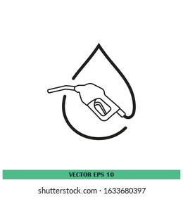 nozzle gas station icon vector design element eps10