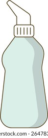 A Nozzle-Tip Detergent Bottle Illustration	