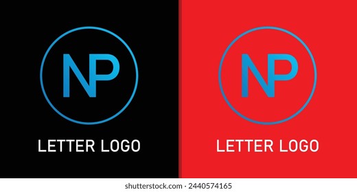 NP company group linked letter logo