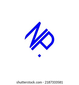 NP letter logo creative design with vector graphic