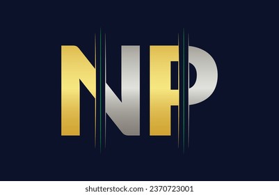 NP Letter Logo Template Illustration Design.