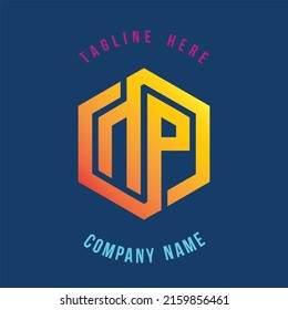 NP lettering logo is simple, easy to understand and authoritative