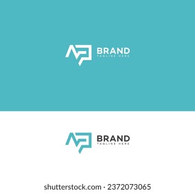 NP, PN letter branding logo