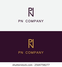NP or PN letter logo. Unique attractive creative modern initial NP PN N P initial based letter icon logo
