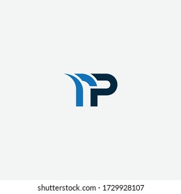 NP or PN logo and icon designs with different colors