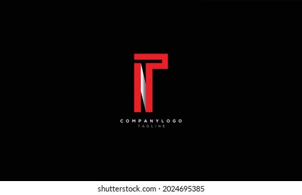 NP PN N AND P Abstract initial monogram letter alphabet logo design