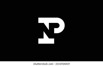 NP ,PN ,N ,P abstract Letters Logo Monogram