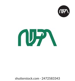 NPA-Logo-Buchstabe Monogram Design